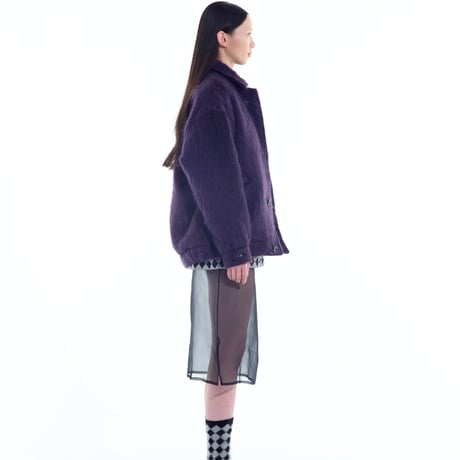 flow dye kid mohair jacket