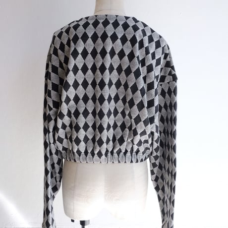diamond sweat short cardigan