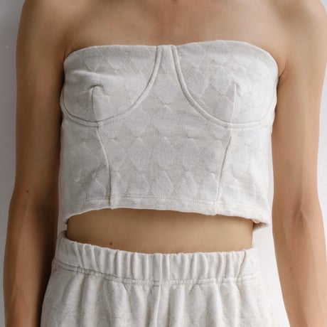 diamond sweat corset top