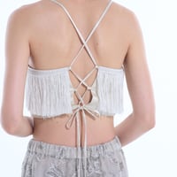 ramie sheer pin tuck blouse | ERiKOKATORi