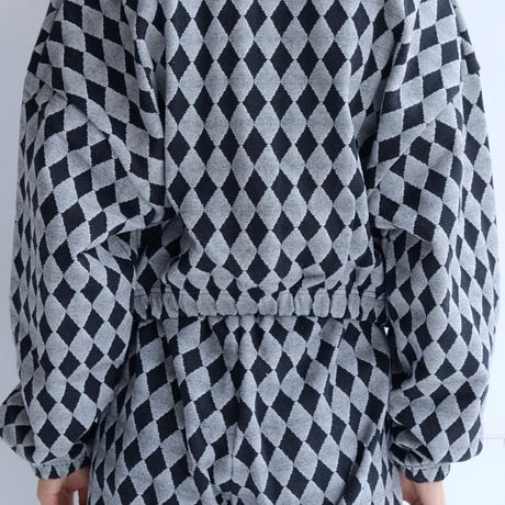 diamond sweat short cardigan
