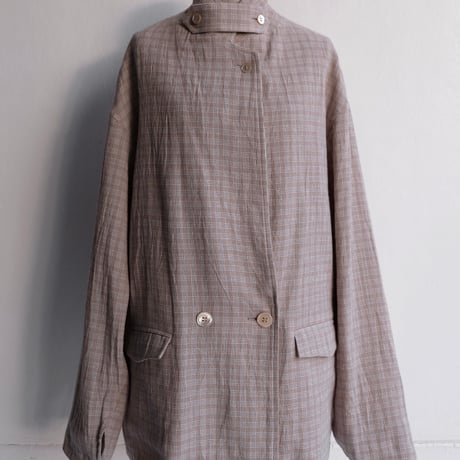 check cotton jacket