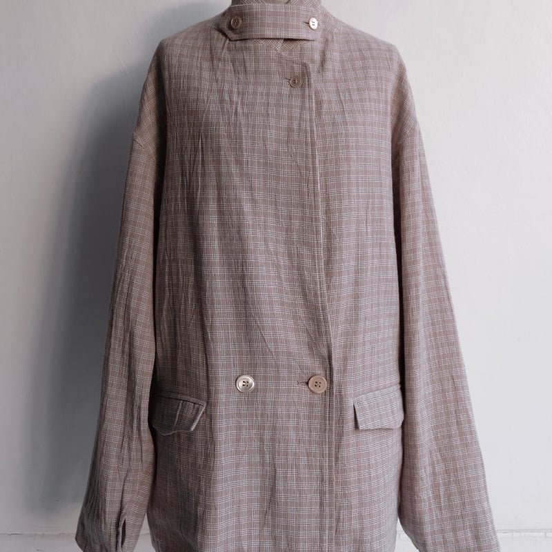 check cotton jacket | ERiKOKATORi