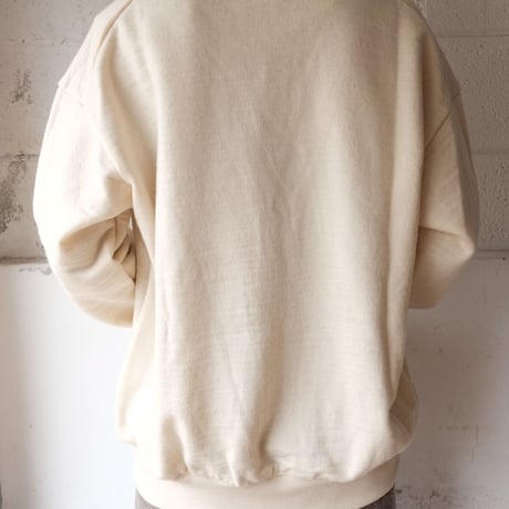 wool sweat cardigan