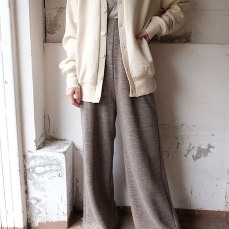 wool sweat cardigan