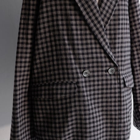 check cotton jacket