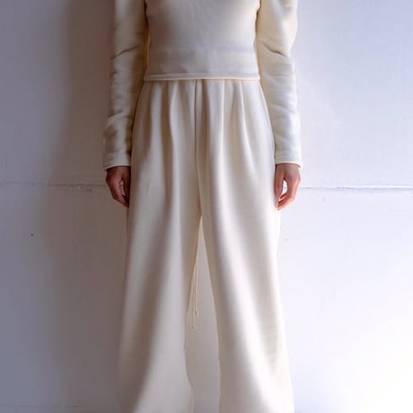 sweat wide pants