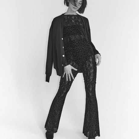wool sweat cardigan