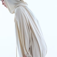 silk hoodie tunic