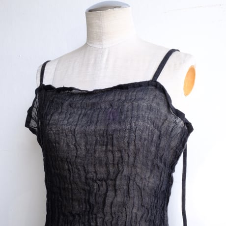 wool linen gawze camisole