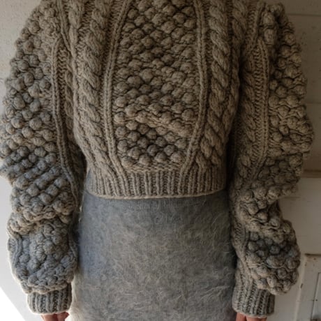 lace up hand knit