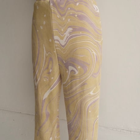 suminagashi rib pants