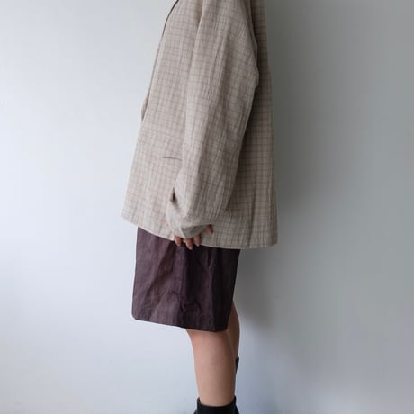 check cotton jacket