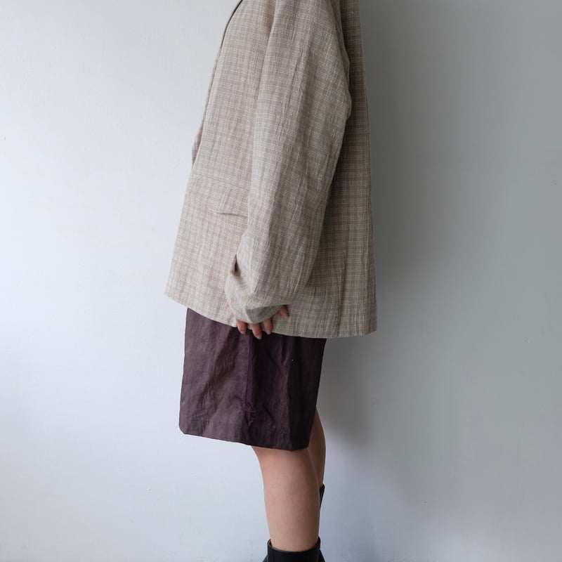 check cotton jacket | ERiKOKATORi