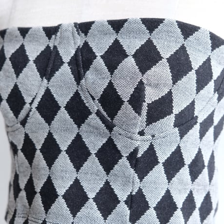 diamond sweat corset top