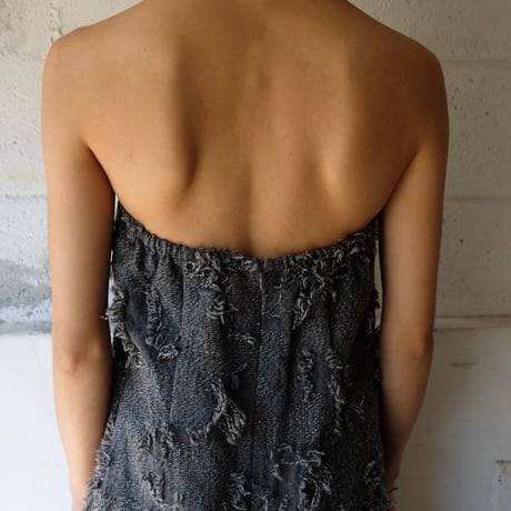 ripped wool dress