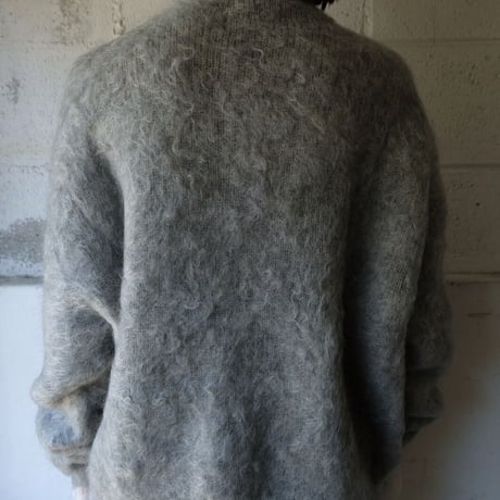 kid mohair turtle neck knit