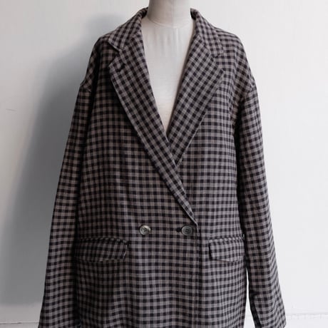 check cotton jacket