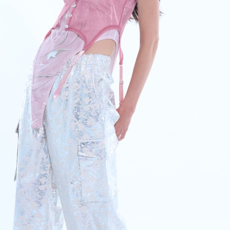 sheer gater tank top