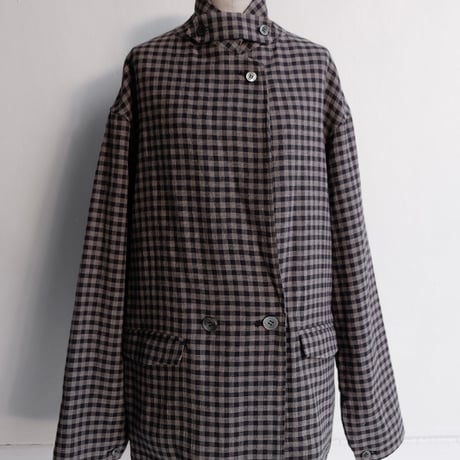 check cotton jacket