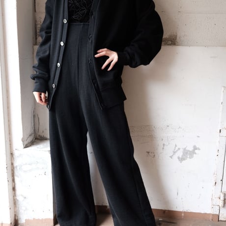 wool sweat cardigan