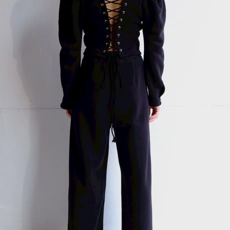 sweat wide pants