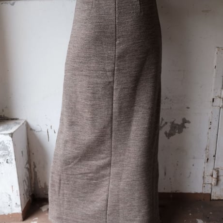 wool sweat cutout dress