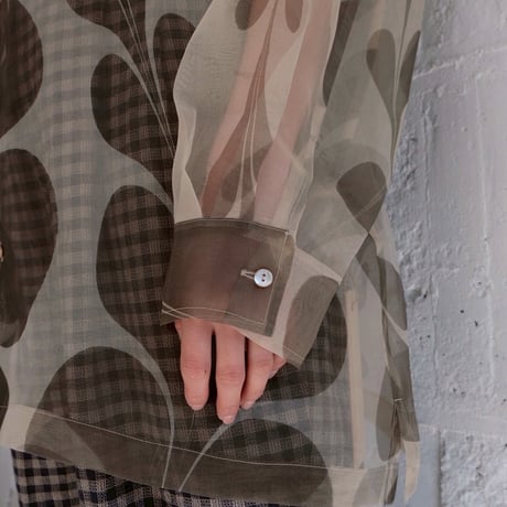 suminagashi silk shirts