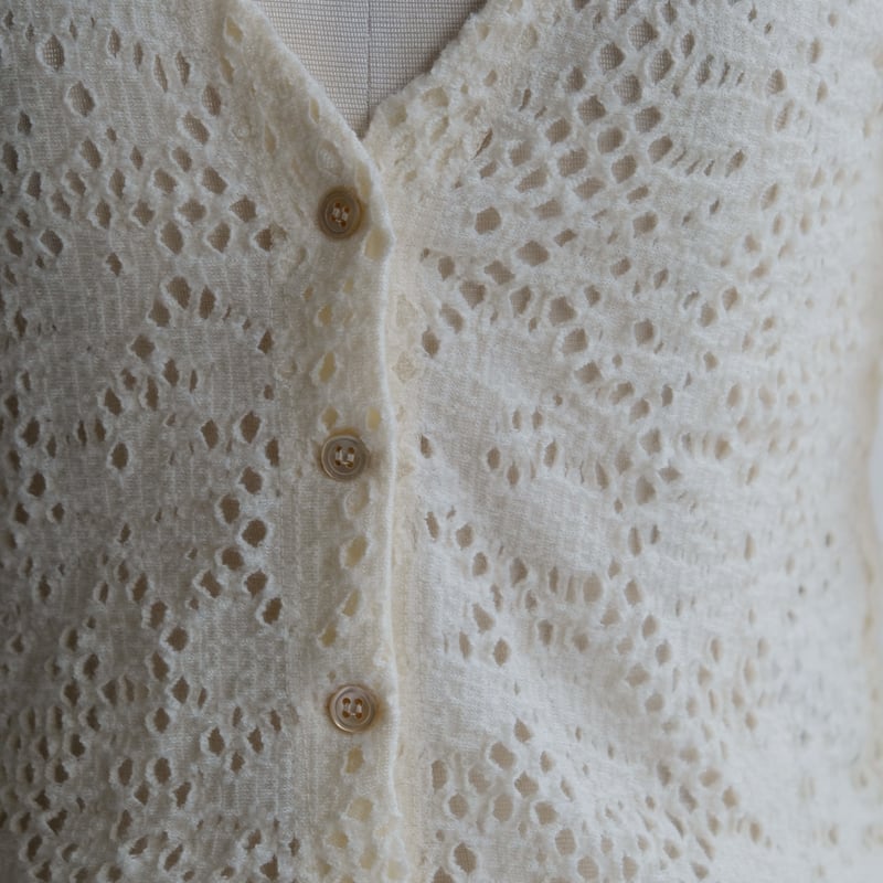 flower wool cardigan | ERiKOKATORi