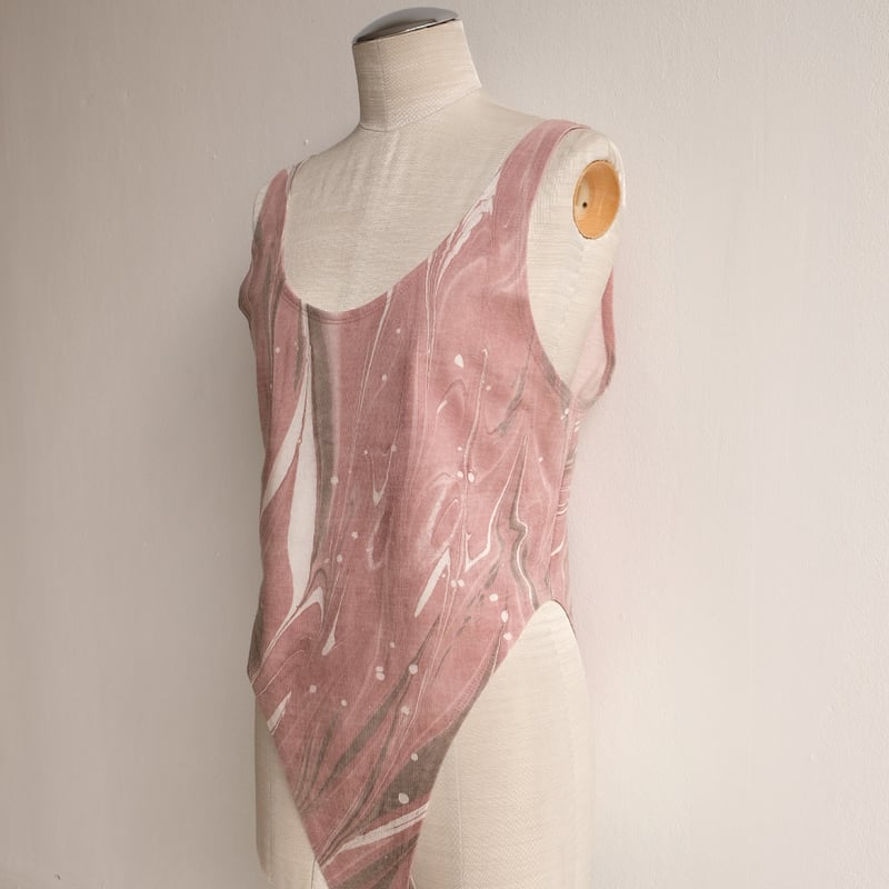 suminagashi body suit | ERiKOKATORi