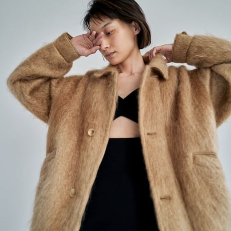 wool sweat cutout dress