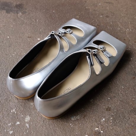 strap square flat shoes