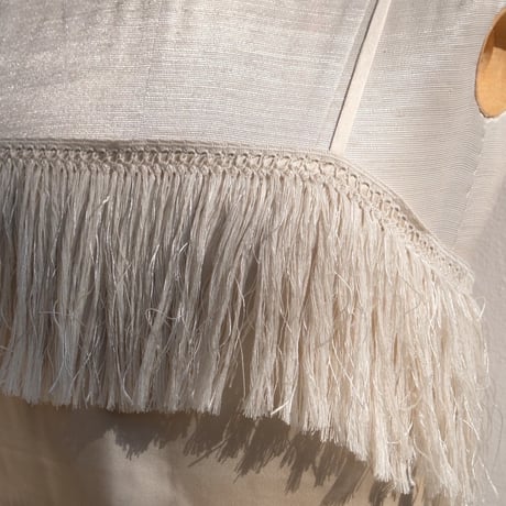 fringe silk camisole