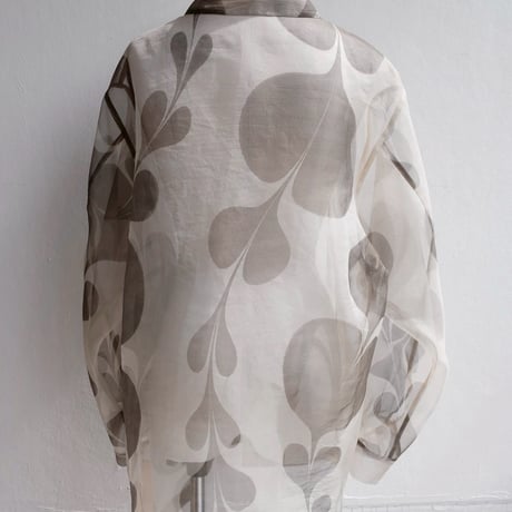 suminagashi silk shirts
