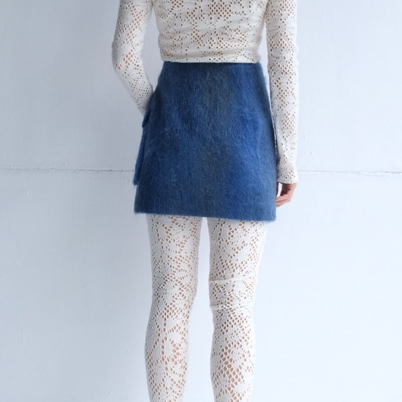 スカート ERiKO KATORi / flow dye kid mohair skirt ERiKO KATORi / flow dye kid mohair skirt