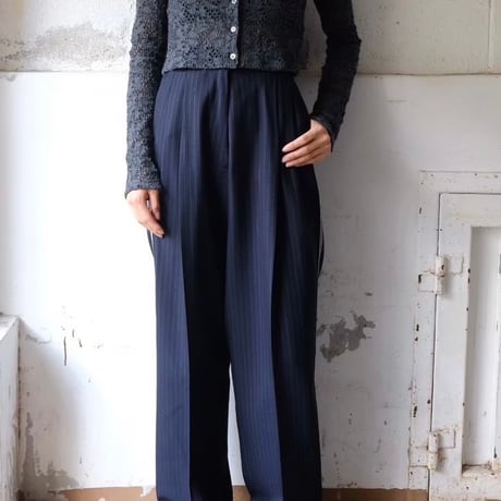 flower wool cardigan