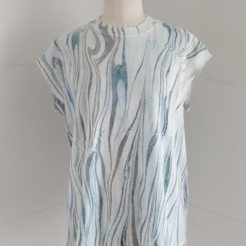 suminagashi tank top | ERiKOKATORi