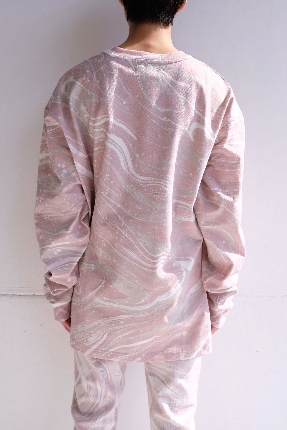 suminagashi long sleeve Tshirt | ERiKOKATORi