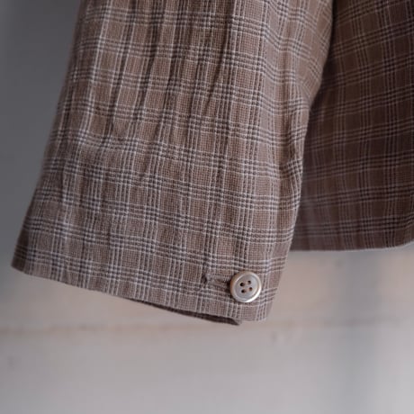 check cotton jacket