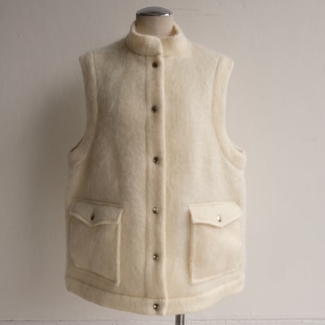 kid mohair vest