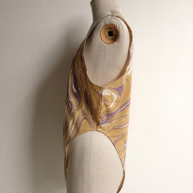suminagashi body suit | ERiKOKATORi