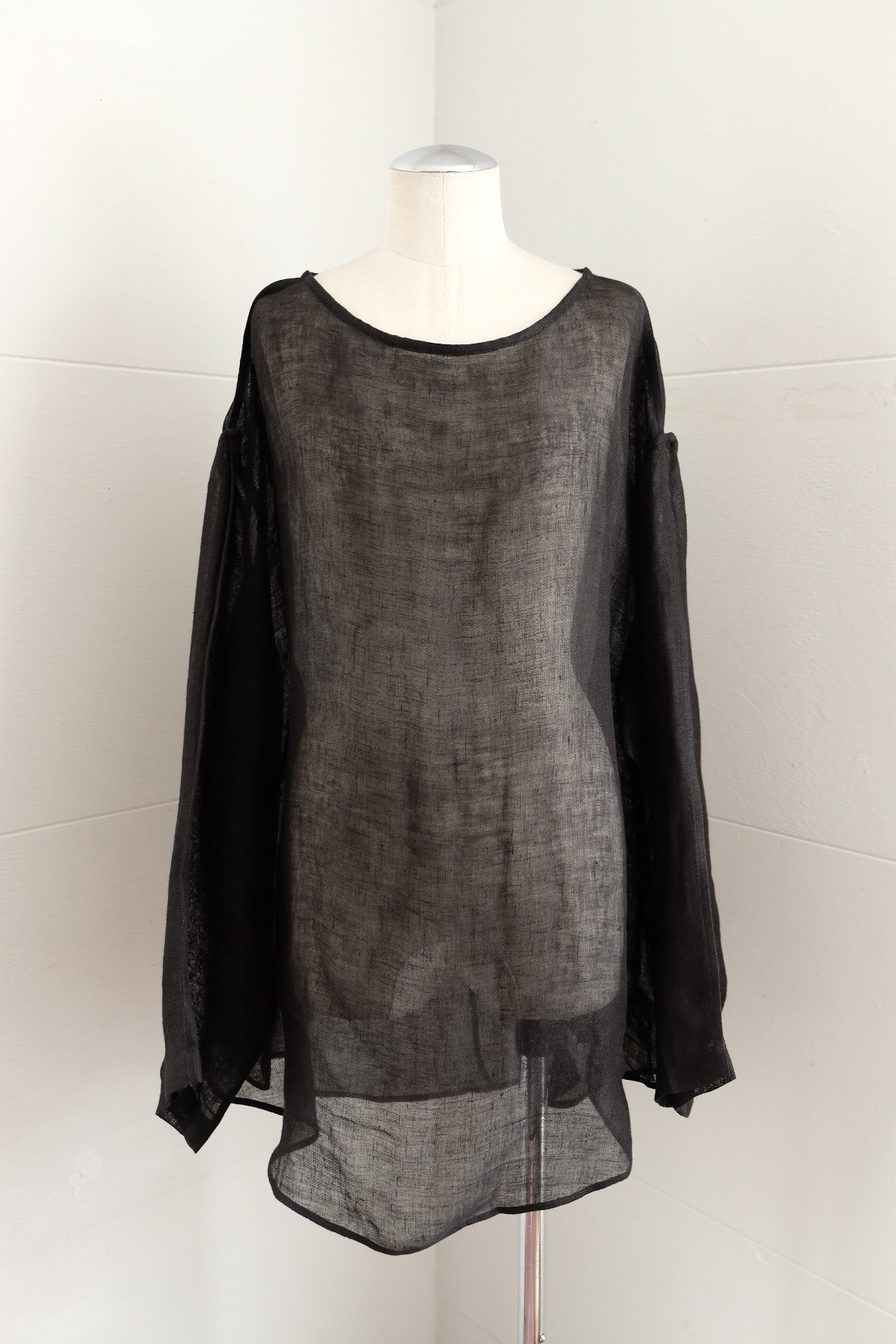 linen gawze top | ERiKOKATORi