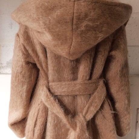 flow dye kidmohair foodie gown coat