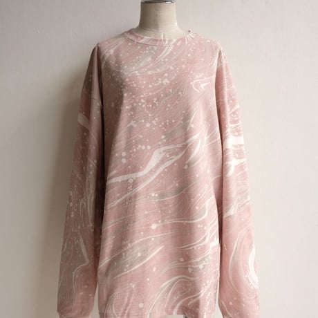 suminagashi long sleeve Tshirt