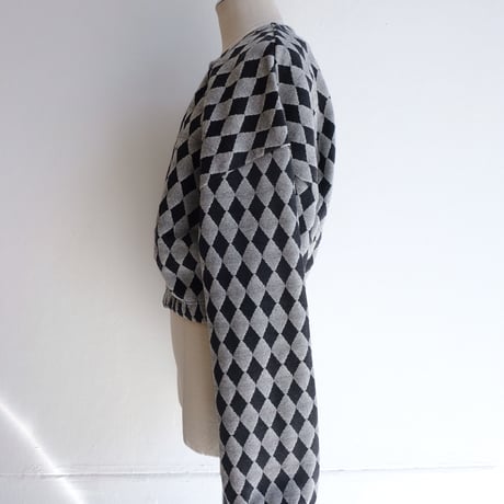 diamond sweat short cardigan