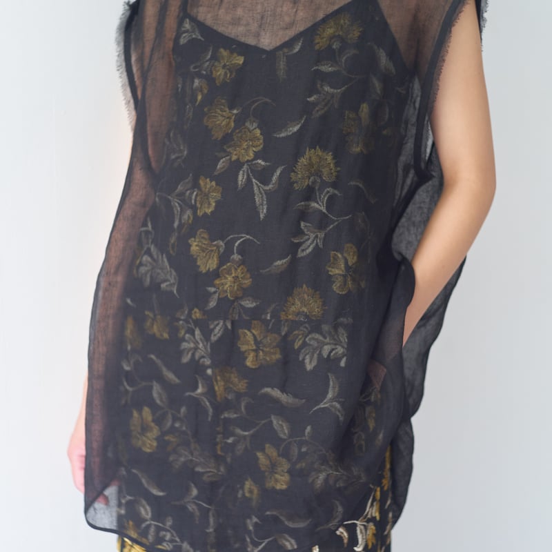 flower embroidery camisole | ERiKOKATORi flower embroidery camisole | ERiKOKATORi