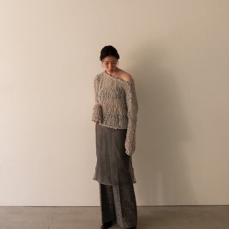 low gauge hand knit
