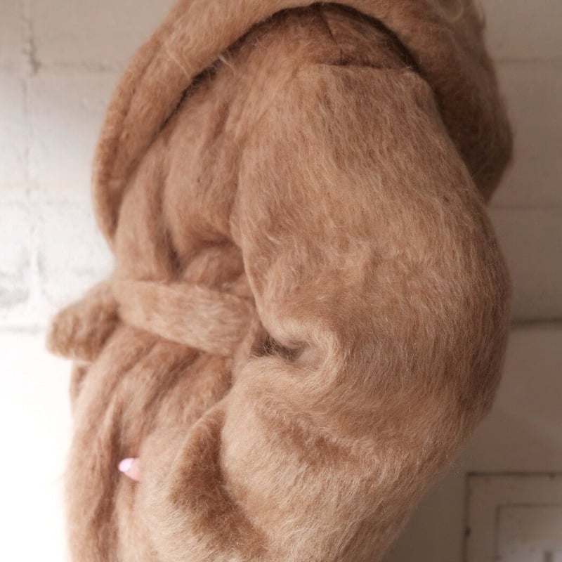 flow dye kidmohair foodie gown coat | ERiKOKATORi
