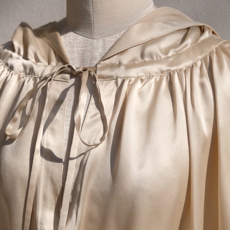 silk hoodie tunic