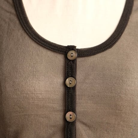 sheer gater tank top